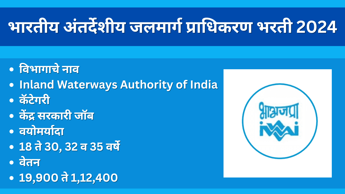 Indian Inland Waterways Authority Recruitment 2024