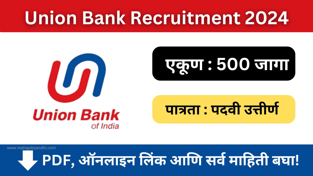 Union Bank of India Apprentice Bharti 2024